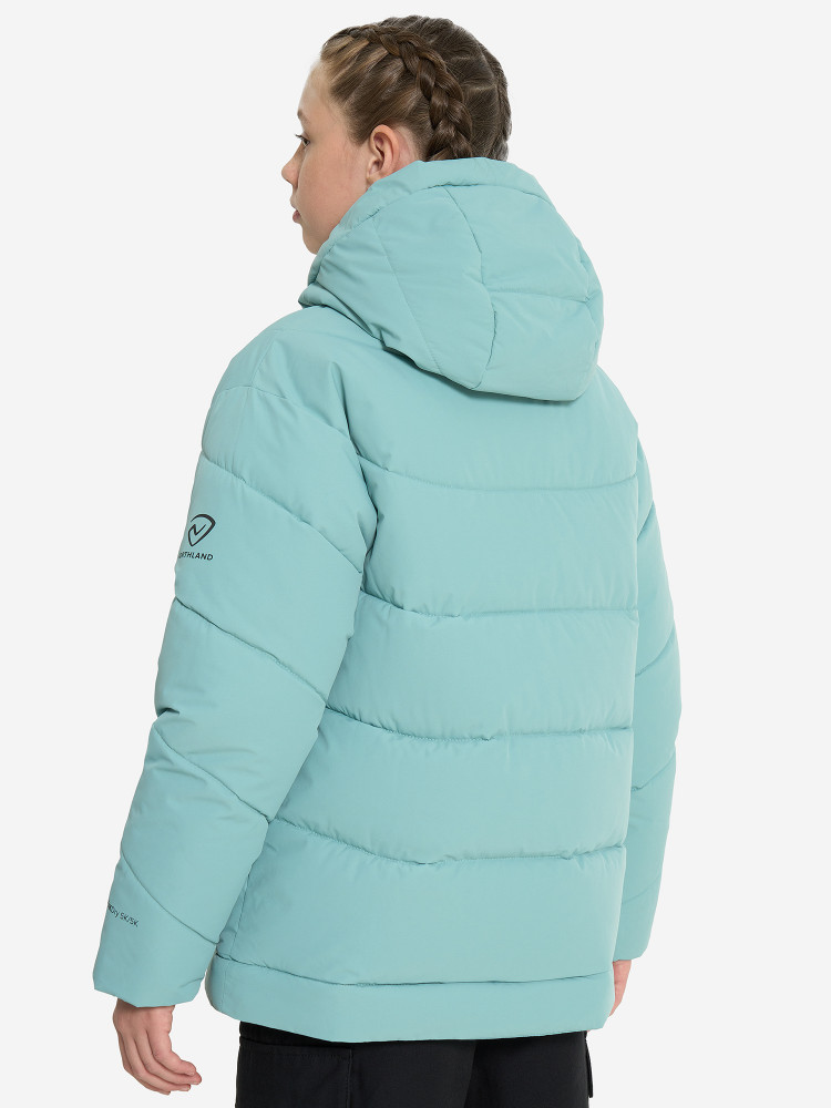 Пальто утепленное для девочек - фото 7