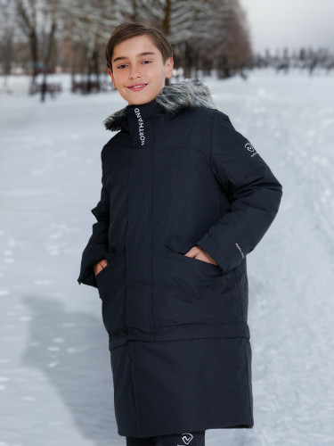 Пальто утепленное для мальчиков