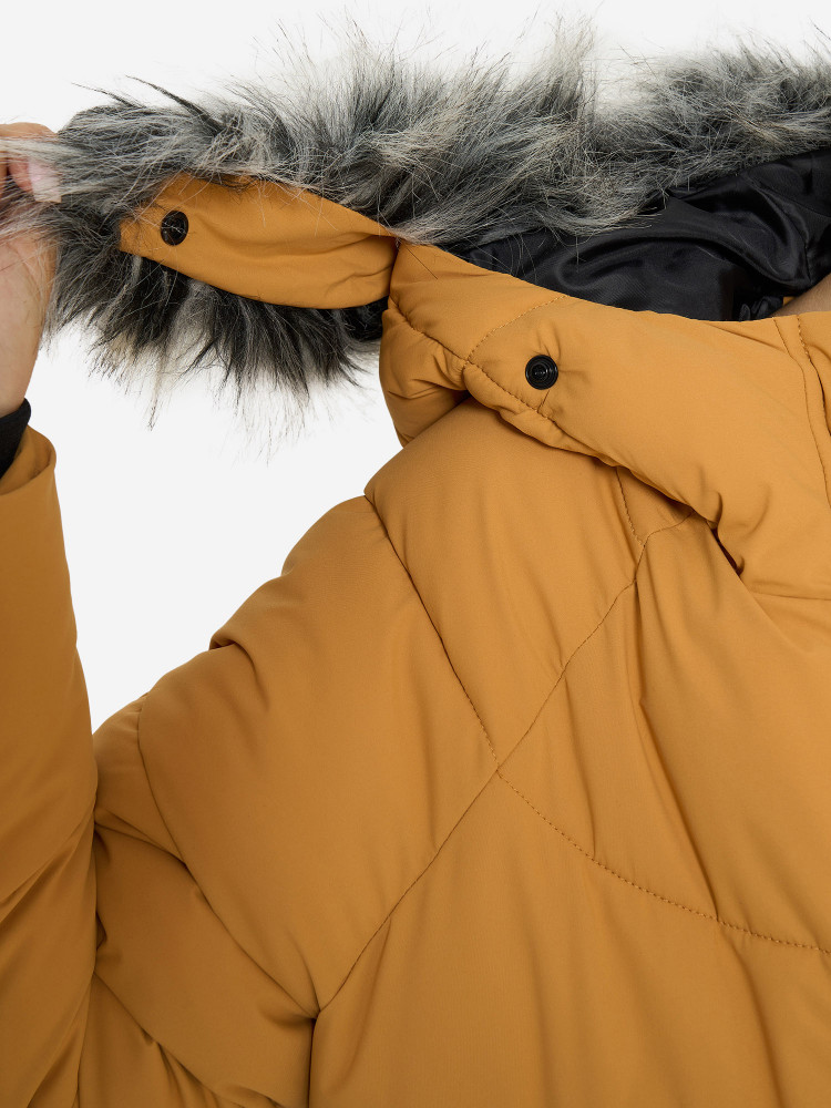 Пальто утепленное для девочек - фото 7