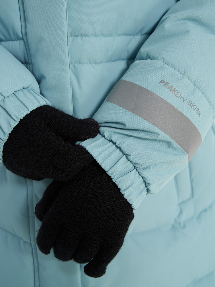 Пальто утепленное для девочек - фото 11