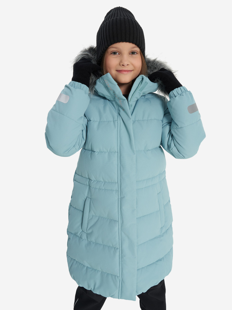 Пальто утепленное для девочек