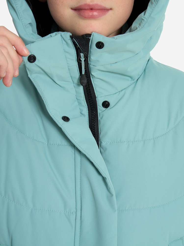 Пальто утепленное для девочек - фото 9