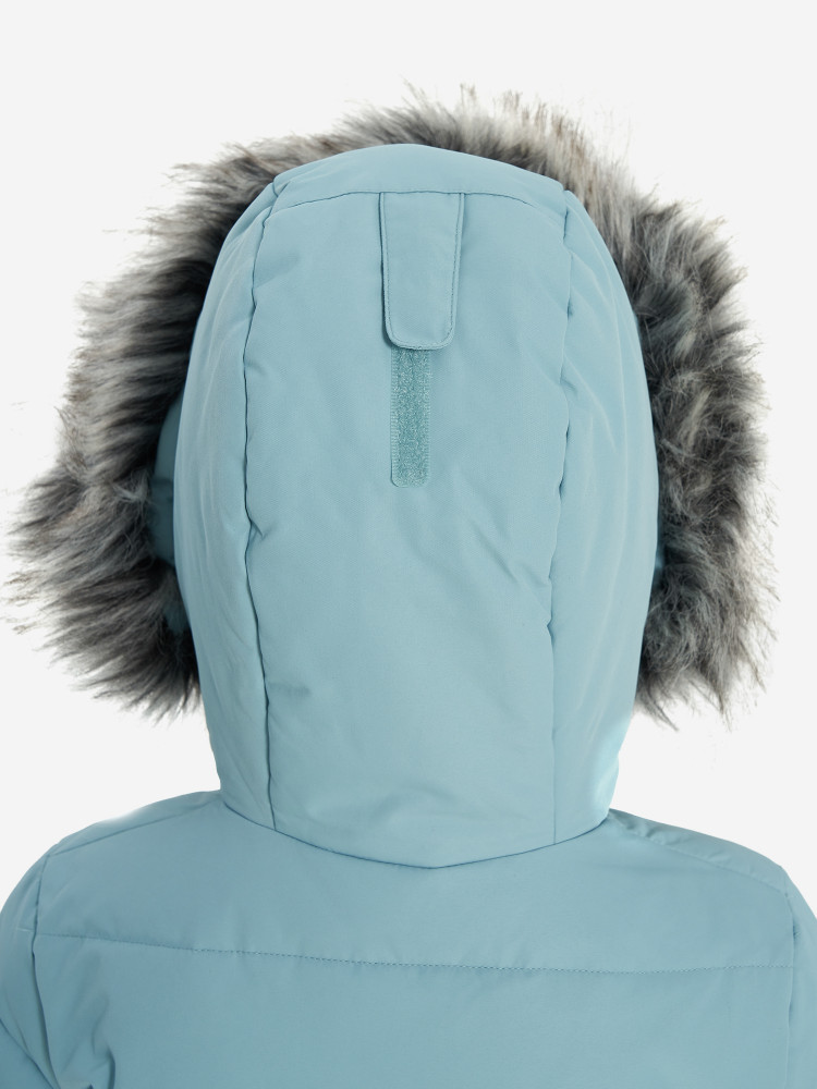 Пальто утепленное для девочек - фото 7