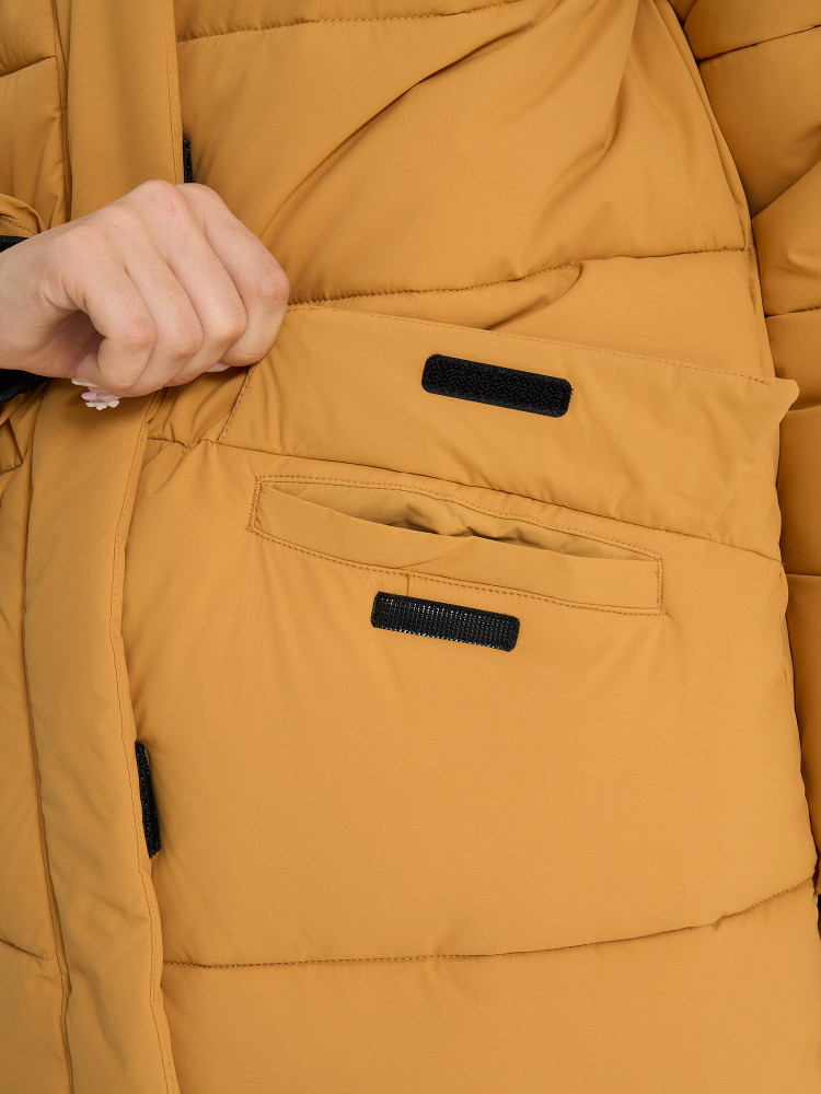 Пальто утепленное для девочек - фото 10