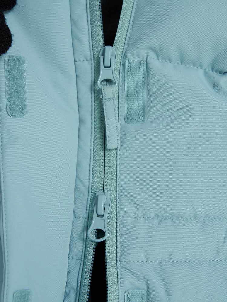 Пальто утепленное для девочек - фото 12