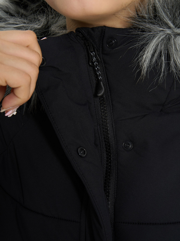 Пальто утепленное для девочек - фото 9