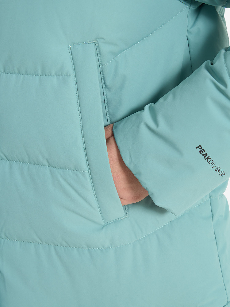 Пальто утепленное для девочек - фото 10