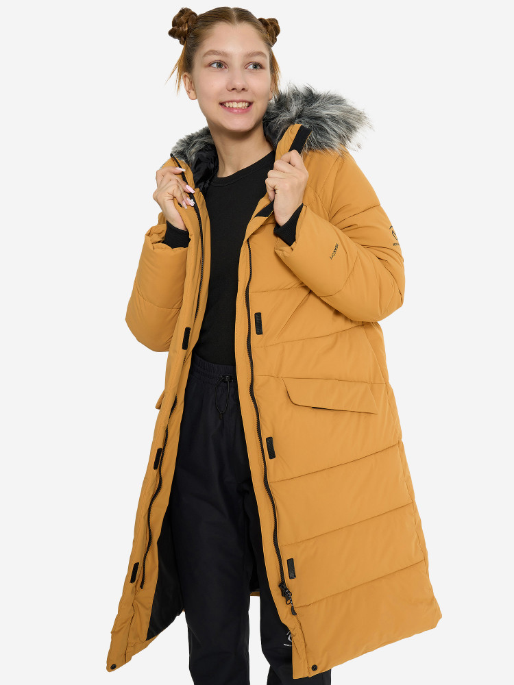 Пальто утепленное для девочек