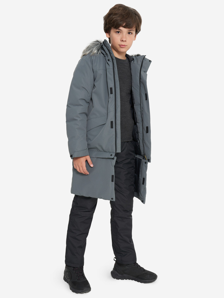 Пальто утепленное для мальчиков - фото 4