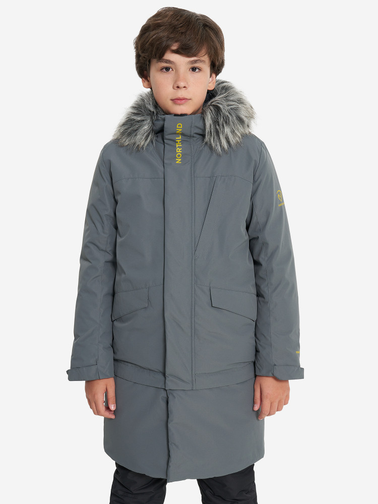 Пальто утепленное для мальчиков - фото 2