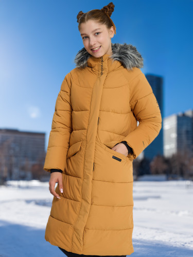 Пальто утепленное для девочек