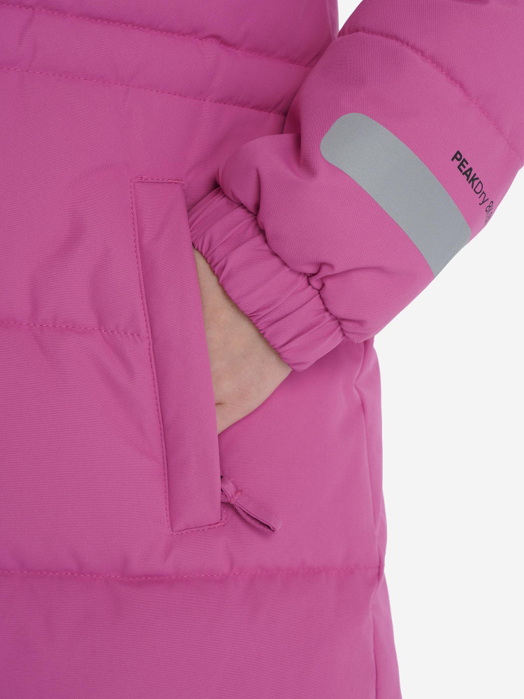 Пальто утепленное для девочек - фото 11