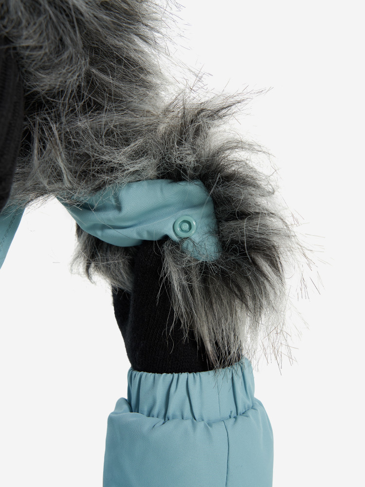 Пальто утепленное для девочек - фото 8