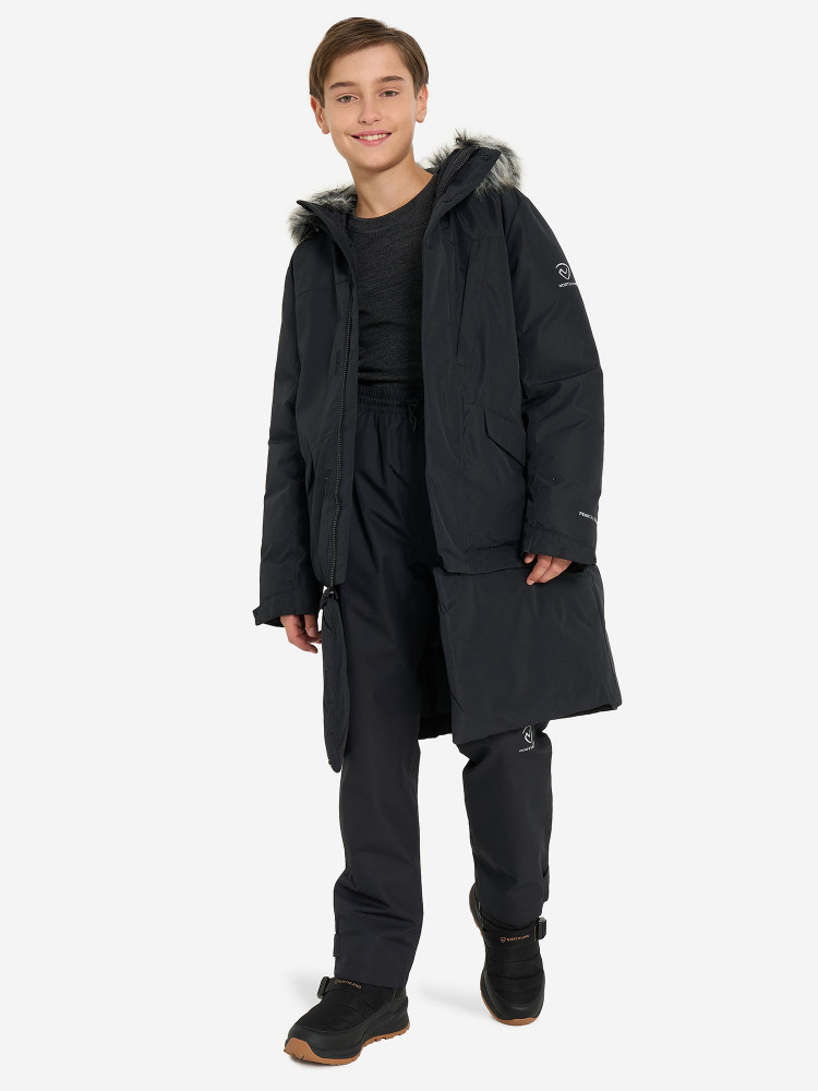 Пальто утепленное для мальчиков - фото 4